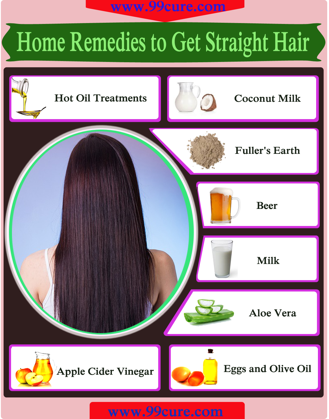 Home Remedies to Get Straight Hair